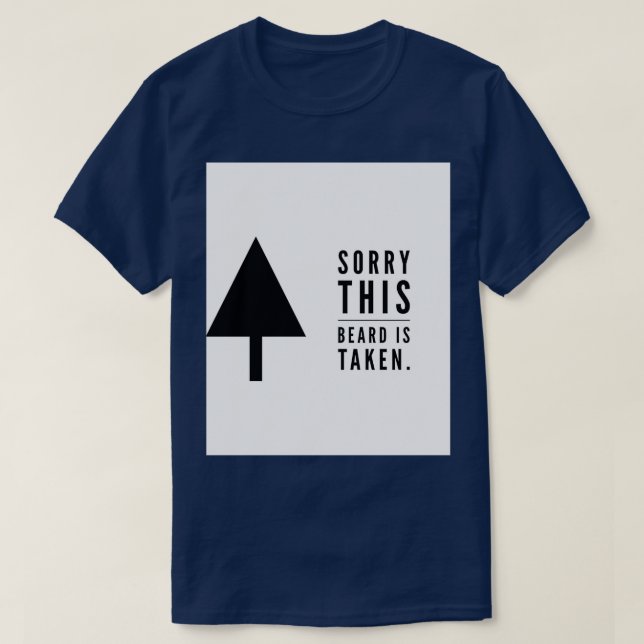 Beklagar att skägget tas 22 t shirt (Design framsida)