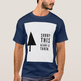 Beklagar att skägget tas 22 t shirt