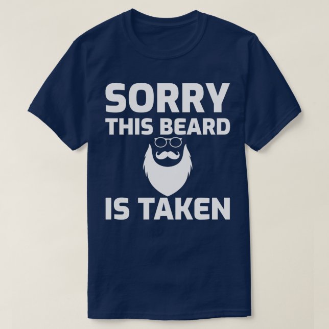 Beklagar att skägget tas 7 1 t shirt (Design framsida)