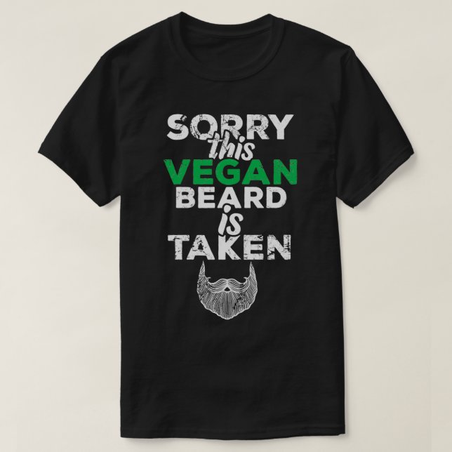Beklagar att veganskägret tas 2 t shirt (Design framsida)