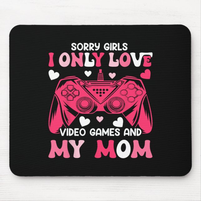 Beklagar endast Kärlek-videospel Gamepad Mamma Val Musmatta (Framsidan)