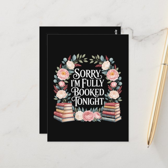 Beklagar, jag är helt bokad ikväll  vykort (Fram/Back In Situ)