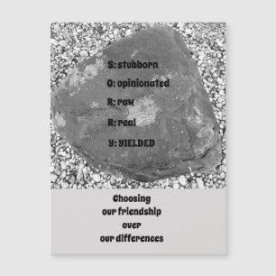 Beklagar magnethälsningskort