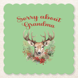 Beklagar över Grandma Papper Underlägg