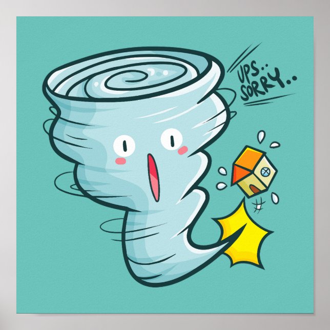 Beklagar Tornadot Poster (Framsidan)