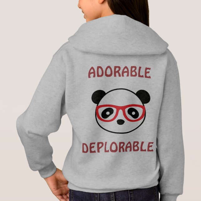 Beklaglig Panda Bear Hoodie - beklaglig Leon T Shirt (Baksida)