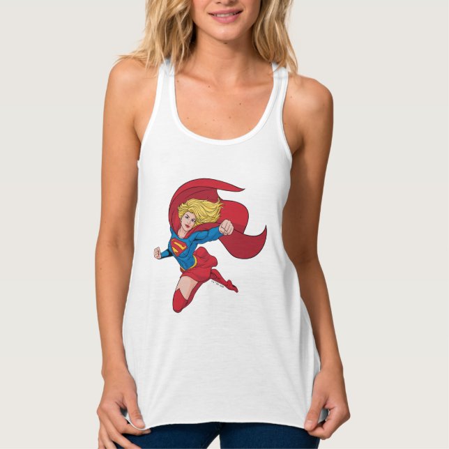 Beklaglig supergirl Stance Linne Med Racerback (Framsida)