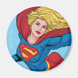 Beklaglig supergirl Stance Magnet