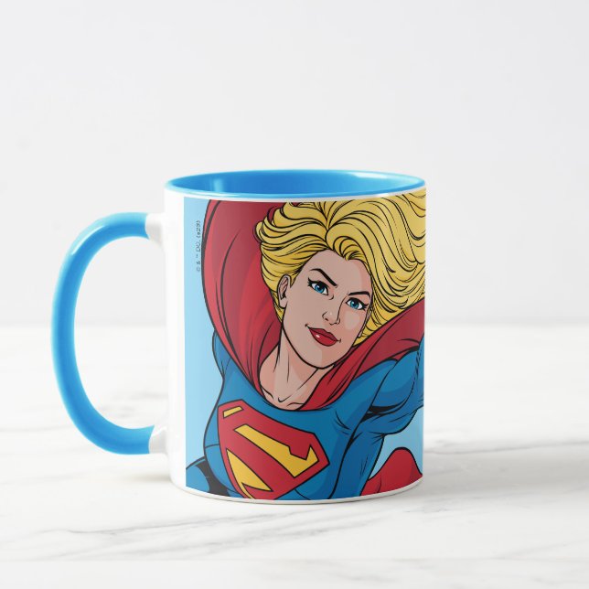 Beklaglig supergirl Stance Mugg (Vänster)