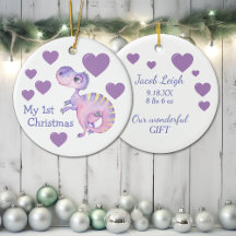 Beklagligt Dinosaur Baby Första jul