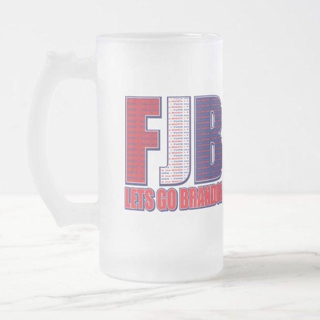 Beklämma mig inte att jag röstade för Trump Frostat Ölglas (Vänster)