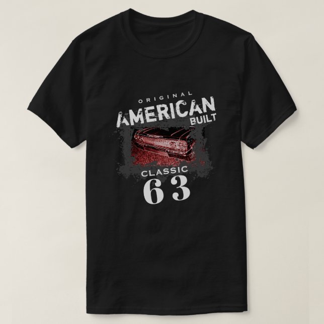 Beklär den original- amerikanen byggde klassikern t shirt (Design framsida)