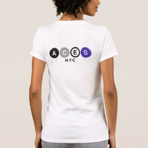 Beklär den tillbaka staden Scape för ess NYC T Shirt
