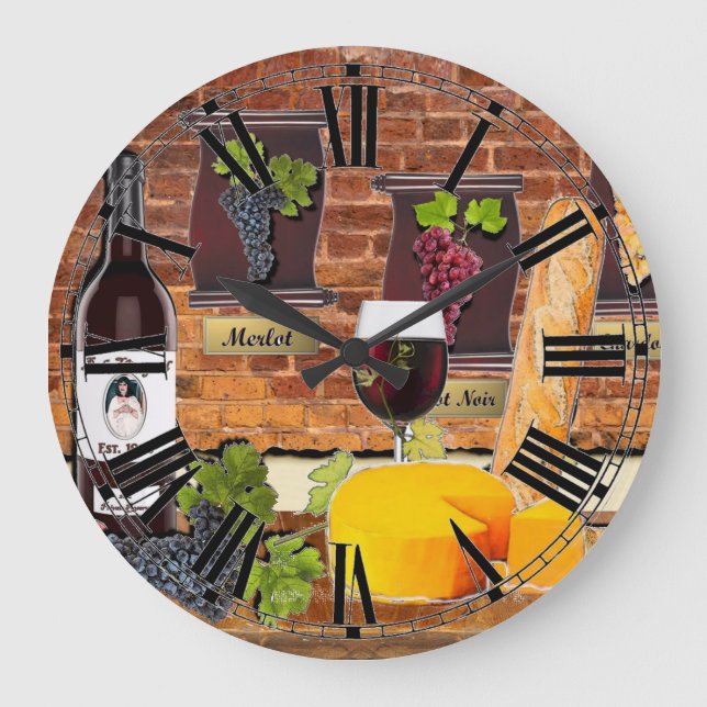 Beko Vineyard Vin Clock Stor Klocka (Framsida)