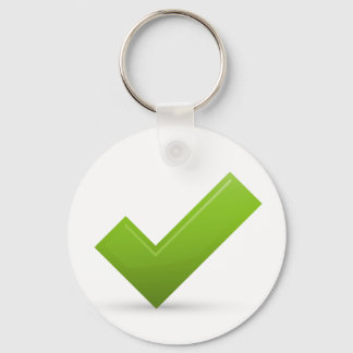 bekräfta-679245 GRÖNT CHECK MARKK KORREKT SYMBOL L Nyckelring