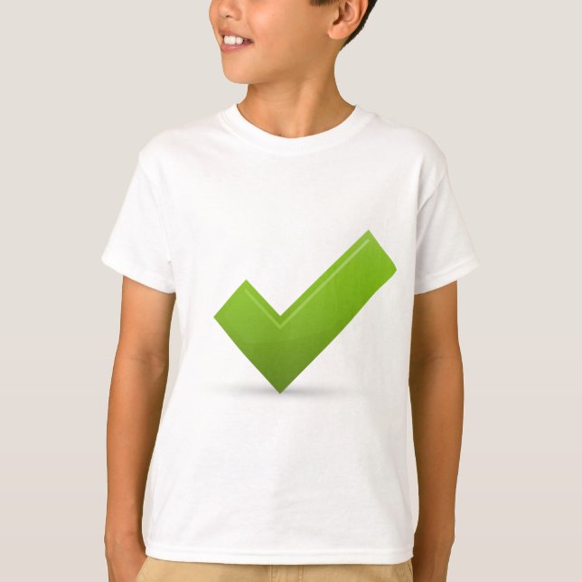 bekräfta-679245 GRÖNT CHECK MARKK KORREKT SYMBOL L Tröja (Framsida)