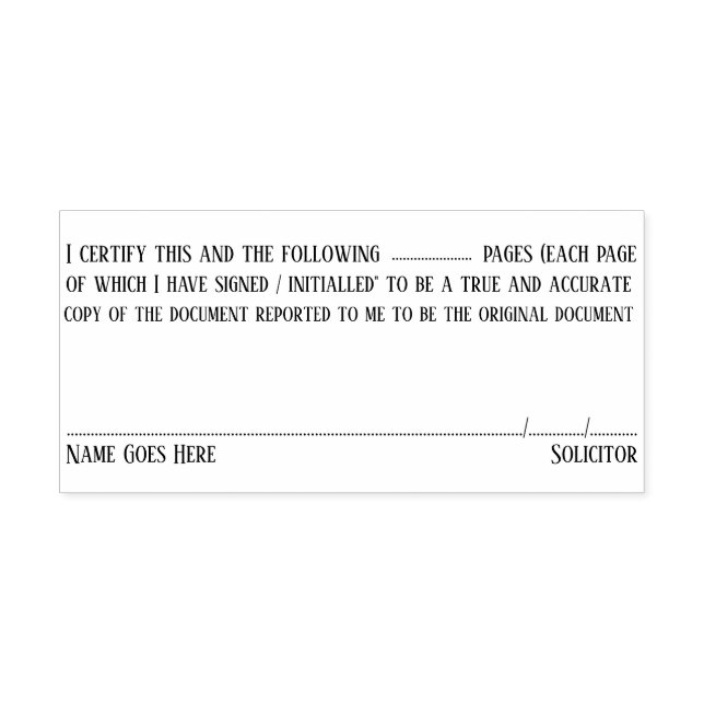 Bekräfta dokumentets versaler självfärgande stämpel (Design)