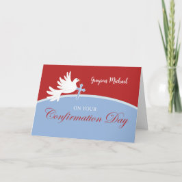 Bekräfta Grattisar Boy Dove på Red Kort