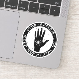 Bekräfta och märka på manifestationen klistermärken