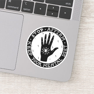 Bekräfta och märka på manifestationen klistermärken