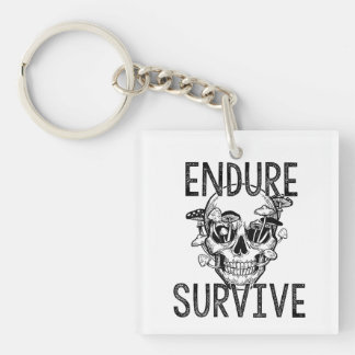 Bekräfta och Överlev Skull med svampar