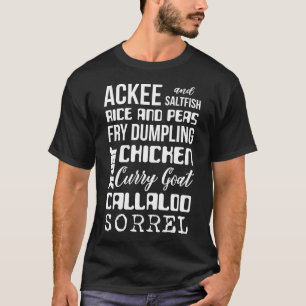 Bekräfta och saltfiskens Ris och stickprov av ärto T Shirt