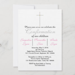 Bekräfta Rosa-testinbjudningar Inbjudningar