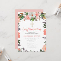 Bekräftelse av Blommigt för snyggt för koral