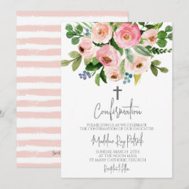 Bekräftelse av blommigt inbjudningar