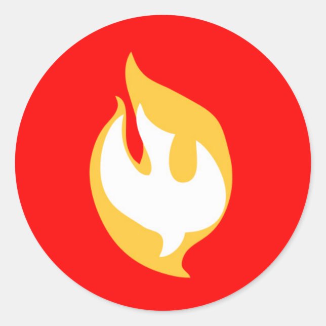 Bekräftelse av dove-fästdon runt klistermärke (Framsida)