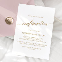 Bekräftelse av Guld-kalligrafi i elegant