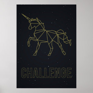 Bekräftelse av hästen från Origami Unicorn poster