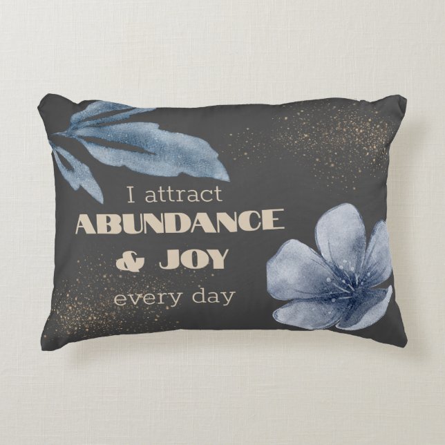 Bekräftelse av manifestation - Personlig Prydnadskudde (Framsidan)