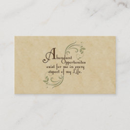 Bekräftelse av överflödiga affärsmöjligheter/Affär Visitkort