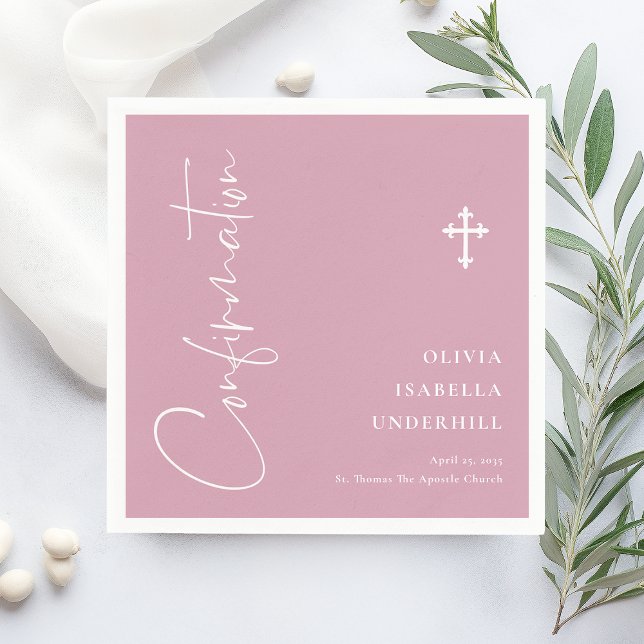 Bekräftelse av skript-flickor pappersservett (Skapare uppladdad)