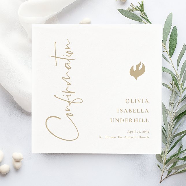 Bekräftelse av skript-flickor pappersservett (Skapare uppladdad)