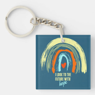 BEKRÄFTELSE CHRISTIAN QUOTE RETRO BOHO RAINBOW