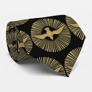 Bekräftelse Dove Heliga Spirit Black Guld Slips