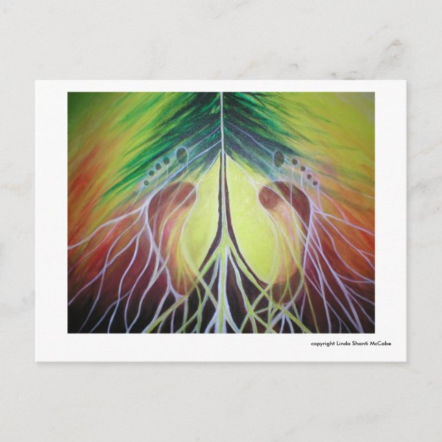 Bekräftelse för att vara precis där du behöver var vykort (Framsida)