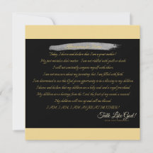 Bekräftelse för Mammor - enkelt anteckningskort