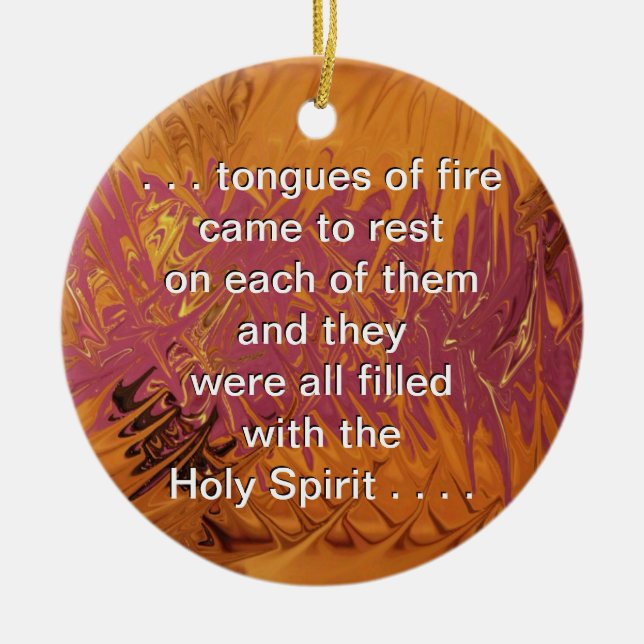 Bekräftelse Julgransprydnad Keramik (Framsidan)