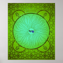 Bekräftelse Mandala Poster