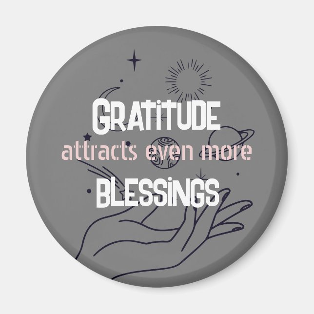 Bekräftelse på manifestation magnet (Framsidan)