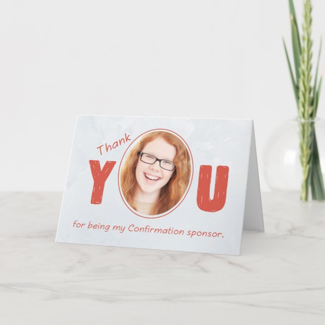 Bekräftelse: sponsor för foto-Tack, rött och Silv Tack Kort (Framsida)