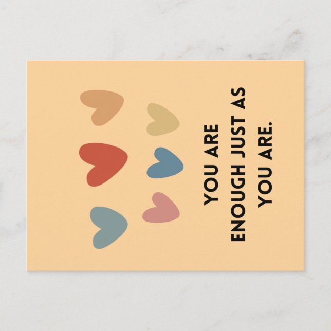 Bekräftelse Uppmuntringskort Vykort (Framsida)