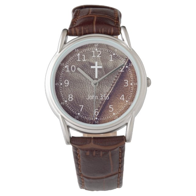 Bekräftelsegåvor - Bibelskript Armbandsur (Framsida)