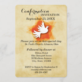 Bekräftelseinbjudan, duva inbjudningar