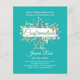 Bekräftelseinbjudan Eucalyptus Greenery Budge