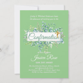 Bekräftelseinbjudan Eucalyptus Greenery Budge