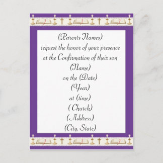 Bekräftelseinbjudan Inbjudan Vykort